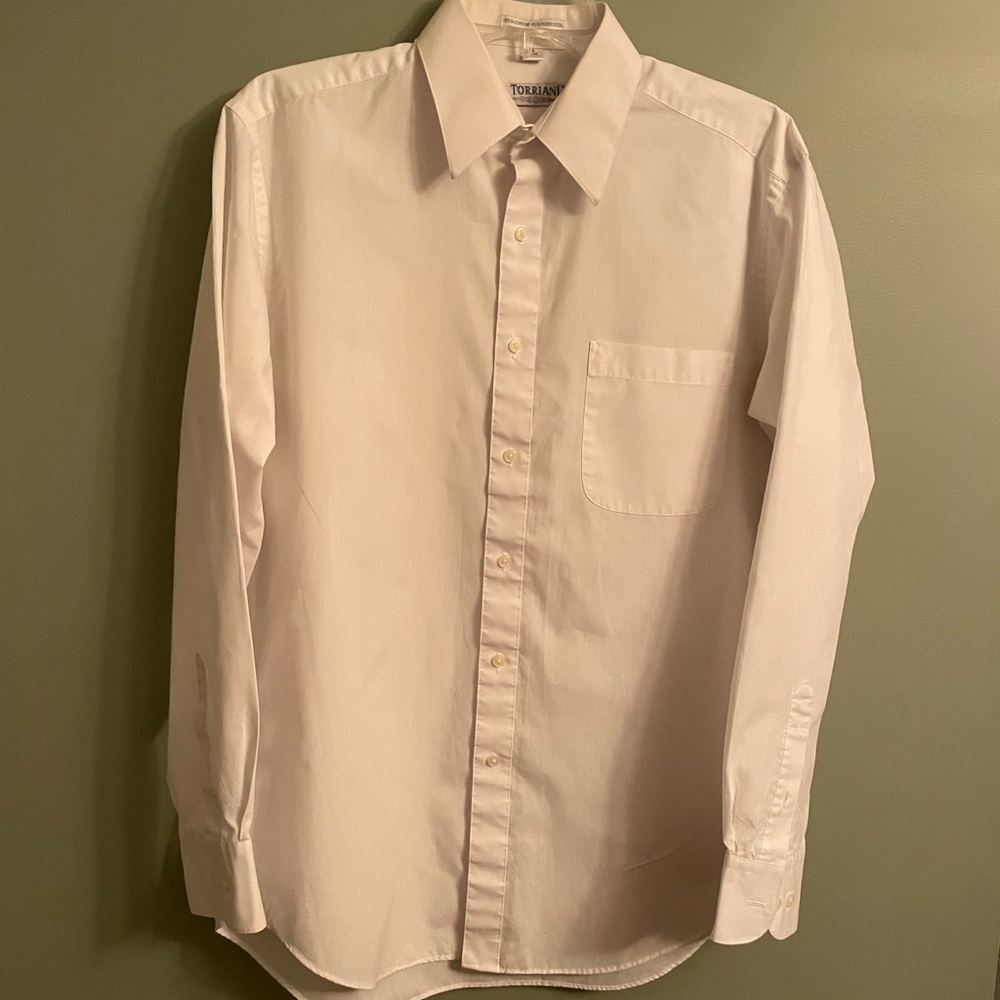 Torriani white  dress shirt size 15 (32 / 33)
